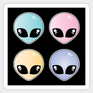 Kawaii Aliens Magnet